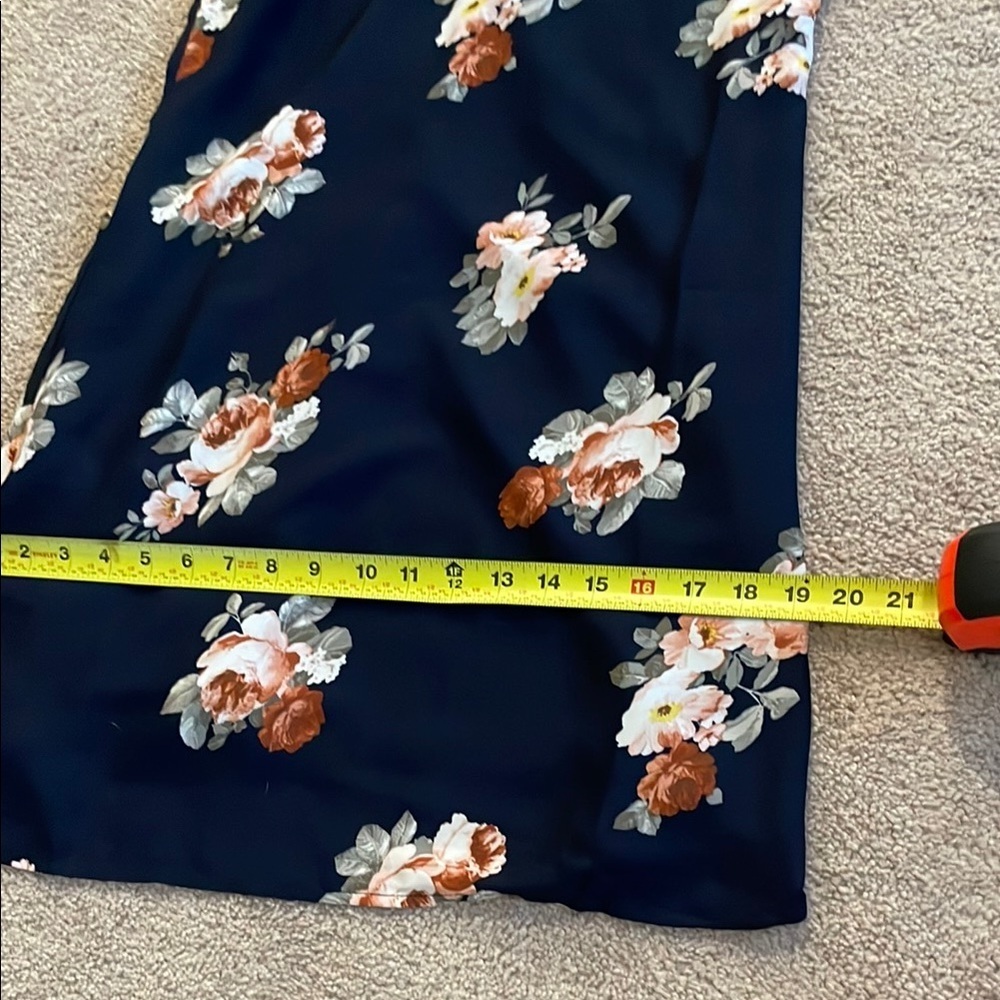 Francesca's Collections Blue and Pink Spaghetti Strap Sundress - Picture 5 of 6